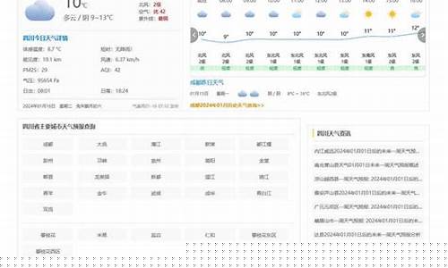 四川天气预报查询最新消息_四川天气预报查