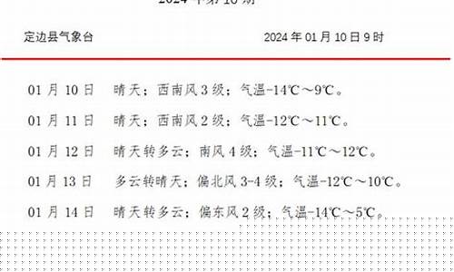 榆林定边县天气预报7天查询_陕西省榆林市