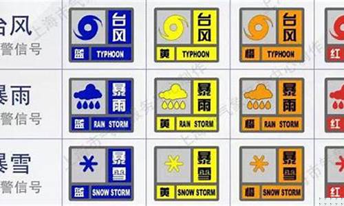 天气预警标志图片_天气预警标志