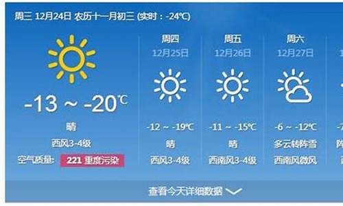 哈尔滨一周天气预报15天准确一览表最新版_哈尔滨一周天气预报7天