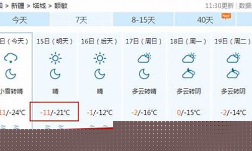 额敏天气预报15天查询_额敏的天气预报
