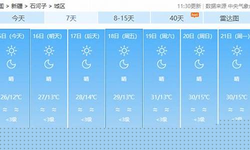 石河子市天气预报_石河子市天气预报40天