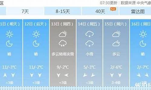 北京市最近一周天气预报查询表_北京市最近